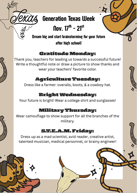  gen texan week flyer